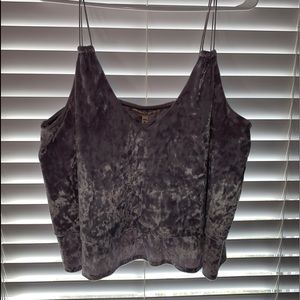 Suede Tank Top